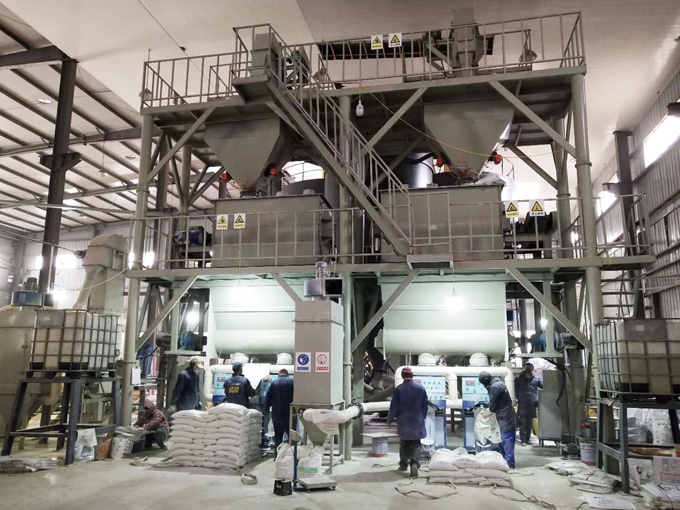 道路交通標(biāo)線涂料雙生產(chǎn)線客戶案例